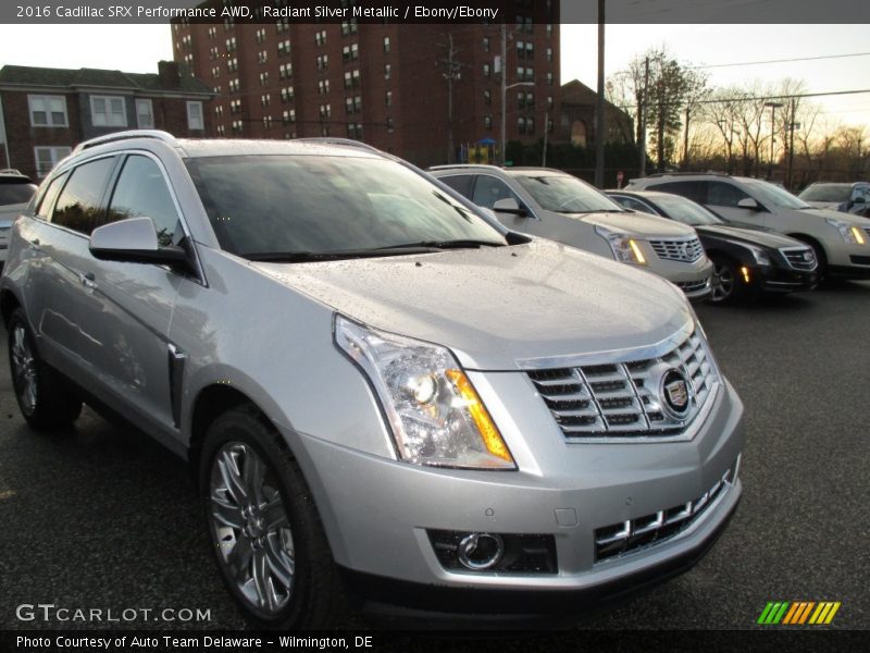 Radiant Silver Metallic / Ebony/Ebony 2016 Cadillac SRX Performance AWD