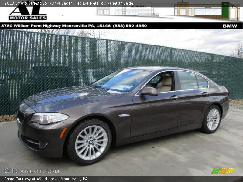 Mojave Metallic / Venetian Beige 2013 BMW 5 Series 535i xDrive Sedan