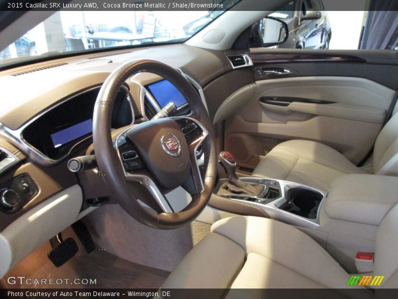 Cocoa Bronze Metallic / Shale/Brownstone 2015 Cadillac SRX Luxury AWD