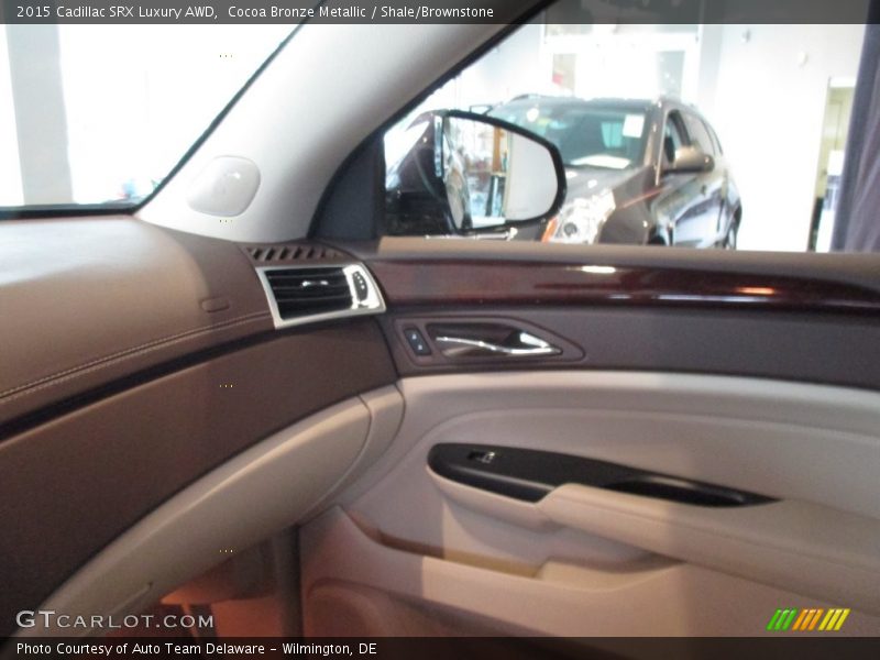 Cocoa Bronze Metallic / Shale/Brownstone 2015 Cadillac SRX Luxury AWD