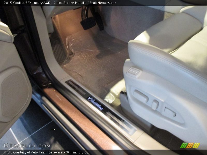 Cocoa Bronze Metallic / Shale/Brownstone 2015 Cadillac SRX Luxury AWD