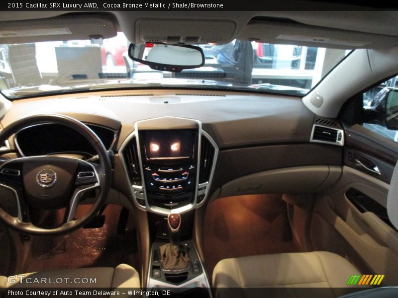 Cocoa Bronze Metallic / Shale/Brownstone 2015 Cadillac SRX Luxury AWD