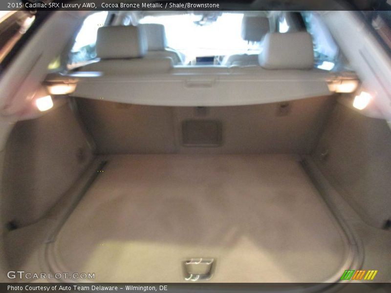 Cocoa Bronze Metallic / Shale/Brownstone 2015 Cadillac SRX Luxury AWD