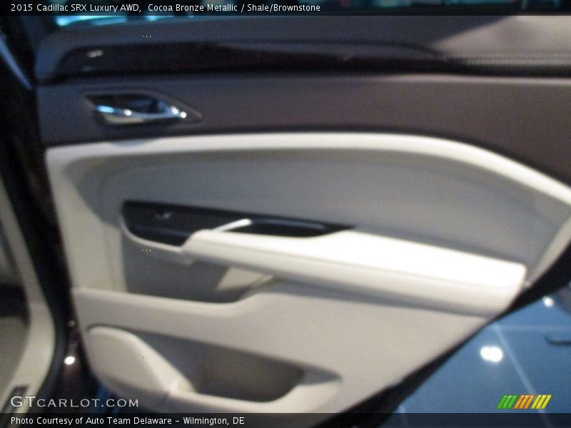 Cocoa Bronze Metallic / Shale/Brownstone 2015 Cadillac SRX Luxury AWD