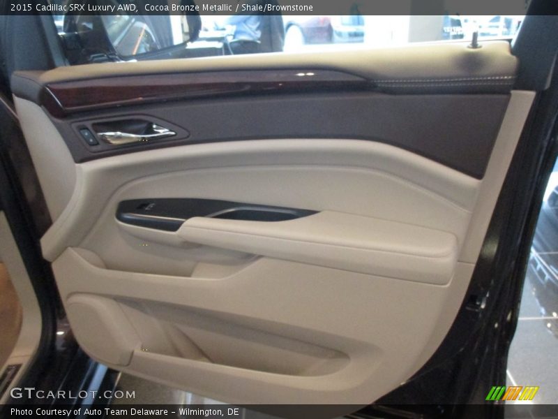 Cocoa Bronze Metallic / Shale/Brownstone 2015 Cadillac SRX Luxury AWD