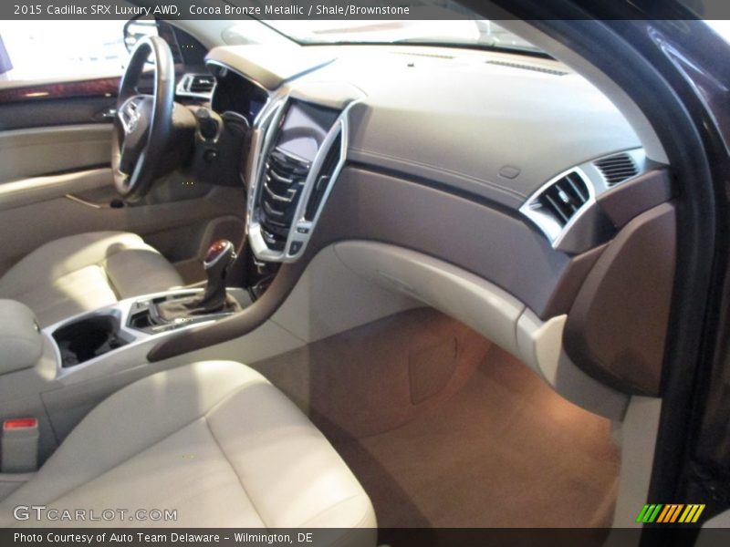 Cocoa Bronze Metallic / Shale/Brownstone 2015 Cadillac SRX Luxury AWD