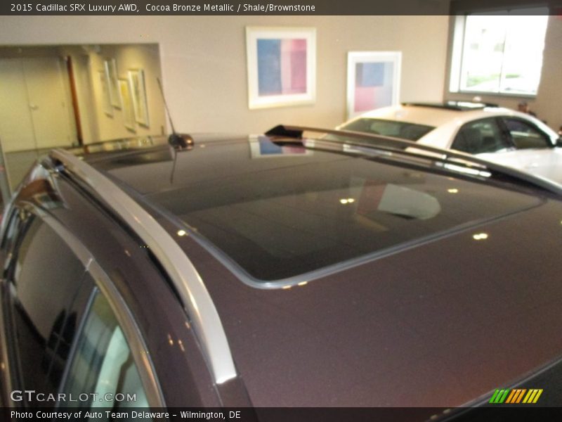 Cocoa Bronze Metallic / Shale/Brownstone 2015 Cadillac SRX Luxury AWD