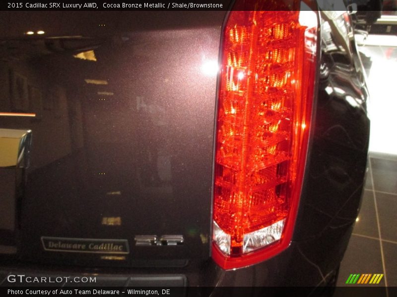 Cocoa Bronze Metallic / Shale/Brownstone 2015 Cadillac SRX Luxury AWD