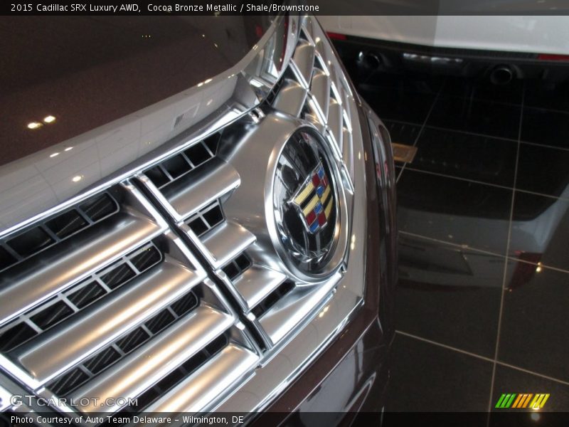 Cocoa Bronze Metallic / Shale/Brownstone 2015 Cadillac SRX Luxury AWD