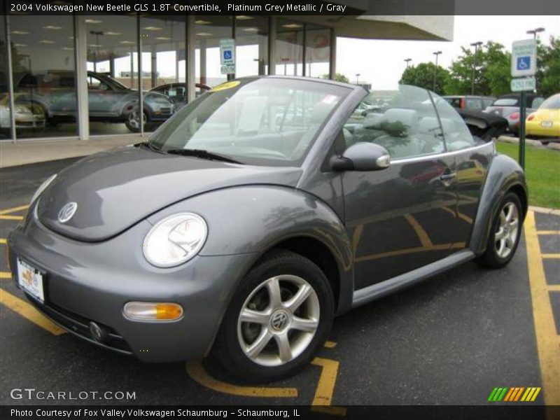 Platinum Grey Metallic / Gray 2004 Volkswagen New Beetle GLS 1.8T Convertible