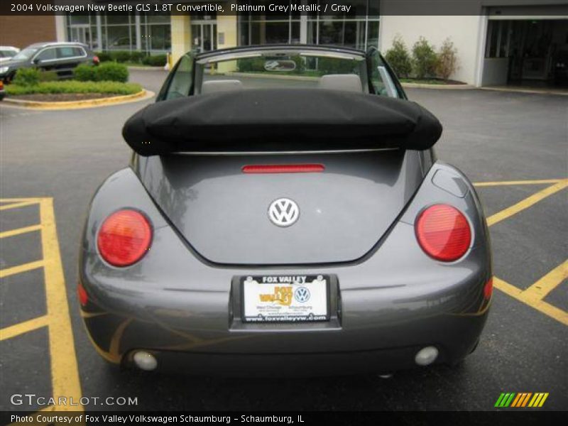 Platinum Grey Metallic / Gray 2004 Volkswagen New Beetle GLS 1.8T Convertible