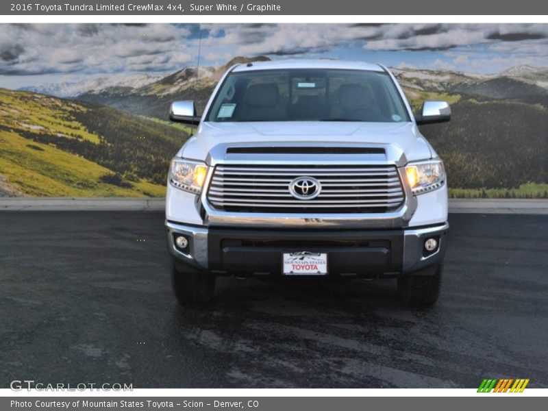 Super White / Graphite 2016 Toyota Tundra Limited CrewMax 4x4