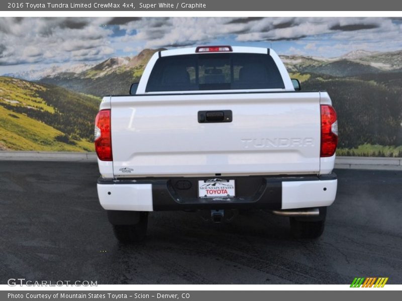 Super White / Graphite 2016 Toyota Tundra Limited CrewMax 4x4