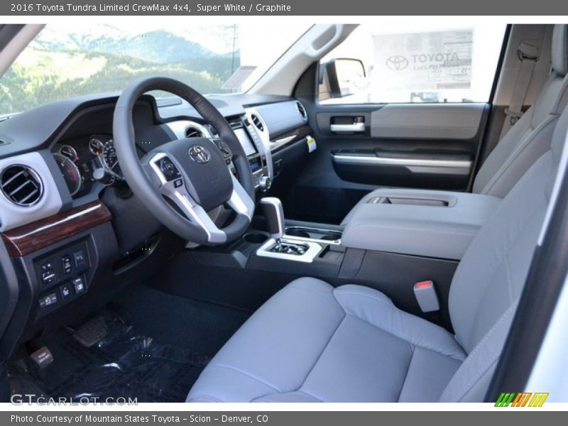 Super White / Graphite 2016 Toyota Tundra Limited CrewMax 4x4
