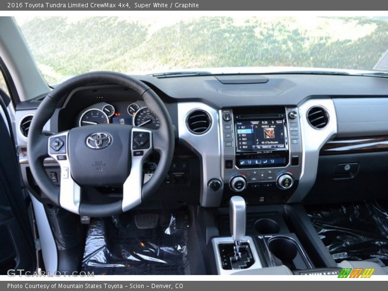 Super White / Graphite 2016 Toyota Tundra Limited CrewMax 4x4