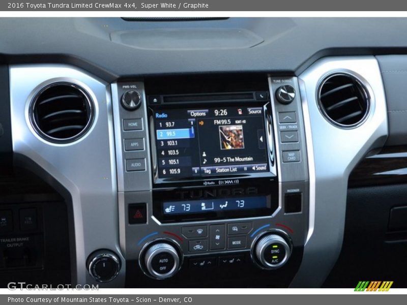 Super White / Graphite 2016 Toyota Tundra Limited CrewMax 4x4