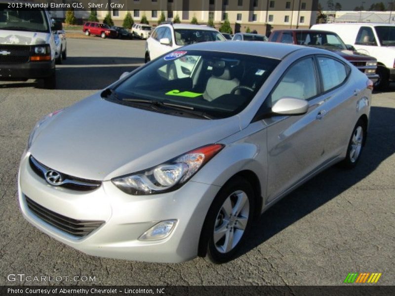 Silver / Gray 2013 Hyundai Elantra GLS