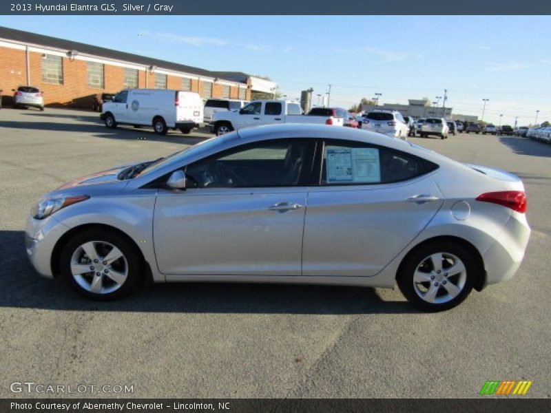 Silver / Gray 2013 Hyundai Elantra GLS