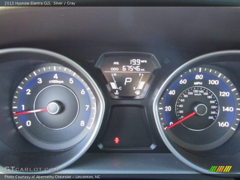 Silver / Gray 2013 Hyundai Elantra GLS