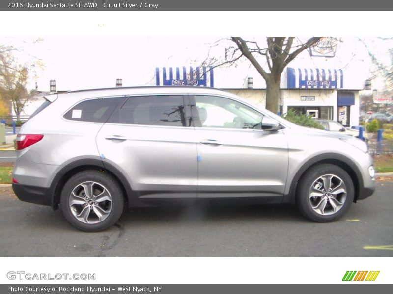 Circuit Silver / Gray 2016 Hyundai Santa Fe SE AWD