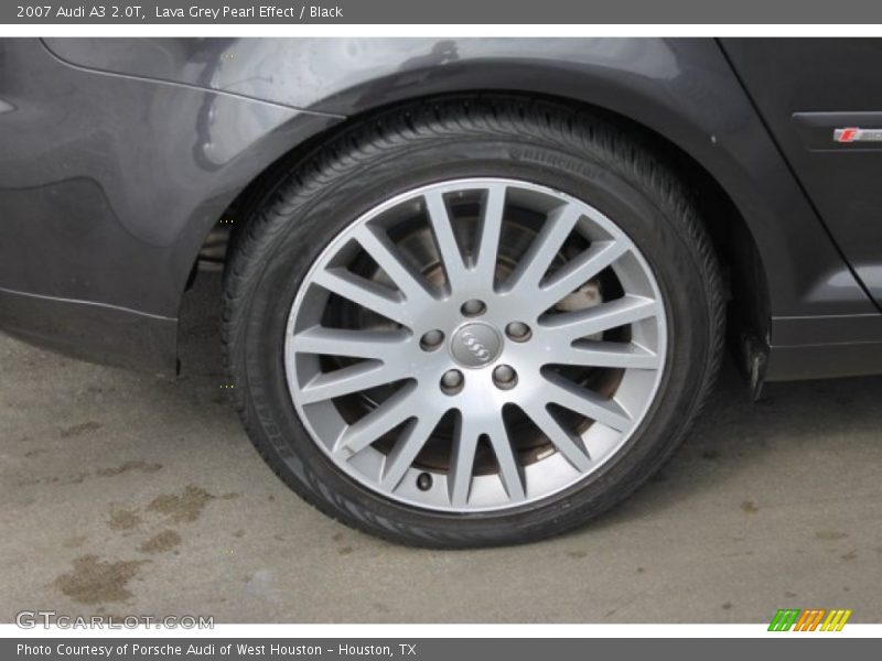 Lava Grey Pearl Effect / Black 2007 Audi A3 2.0T