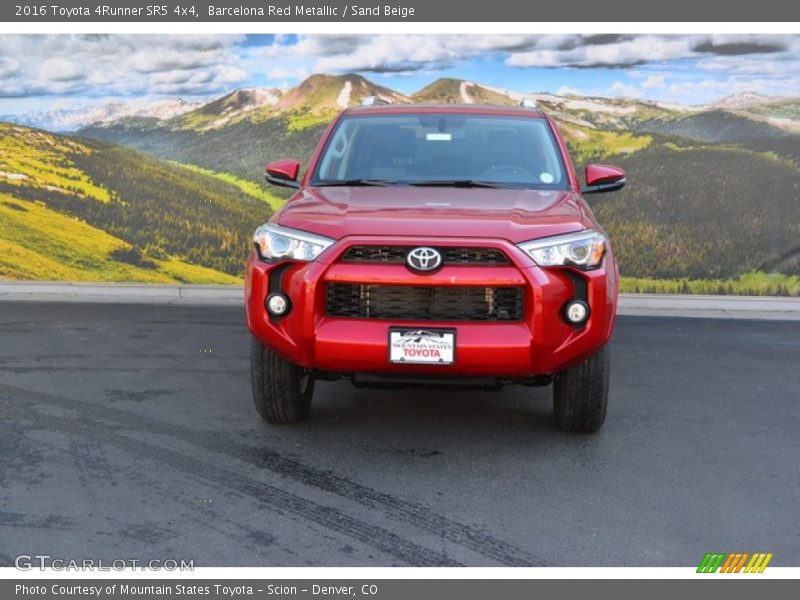 Barcelona Red Metallic / Sand Beige 2016 Toyota 4Runner SR5 4x4