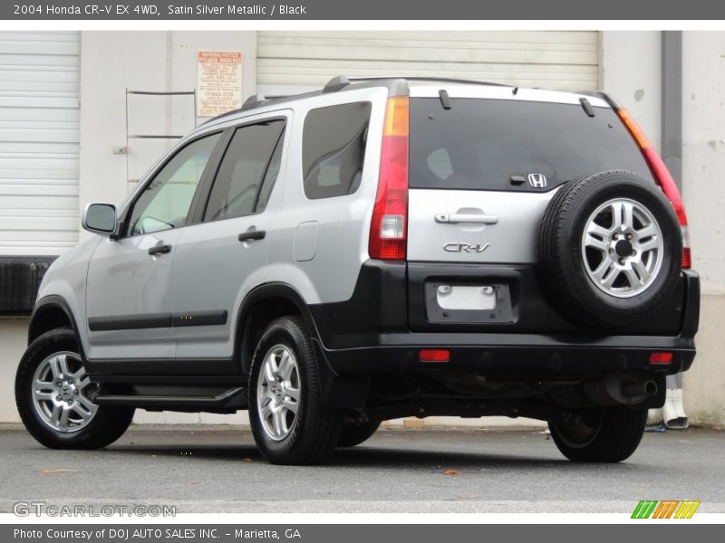 Satin Silver Metallic / Black 2004 Honda CR-V EX 4WD