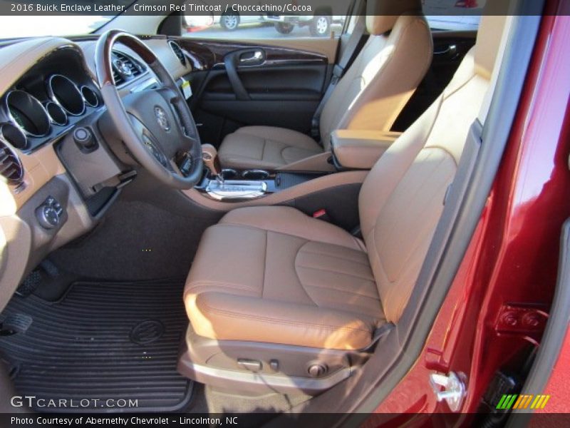 Crimson Red Tintcoat / Choccachino/Cocoa 2016 Buick Enclave Leather