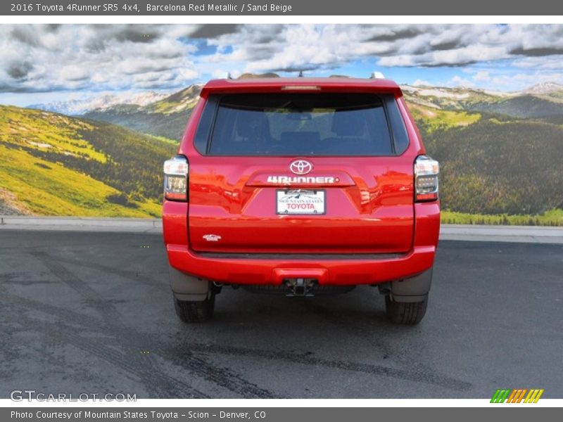 Barcelona Red Metallic / Sand Beige 2016 Toyota 4Runner SR5 4x4