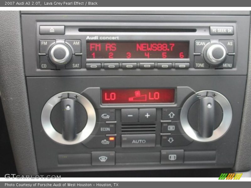 Lava Grey Pearl Effect / Black 2007 Audi A3 2.0T