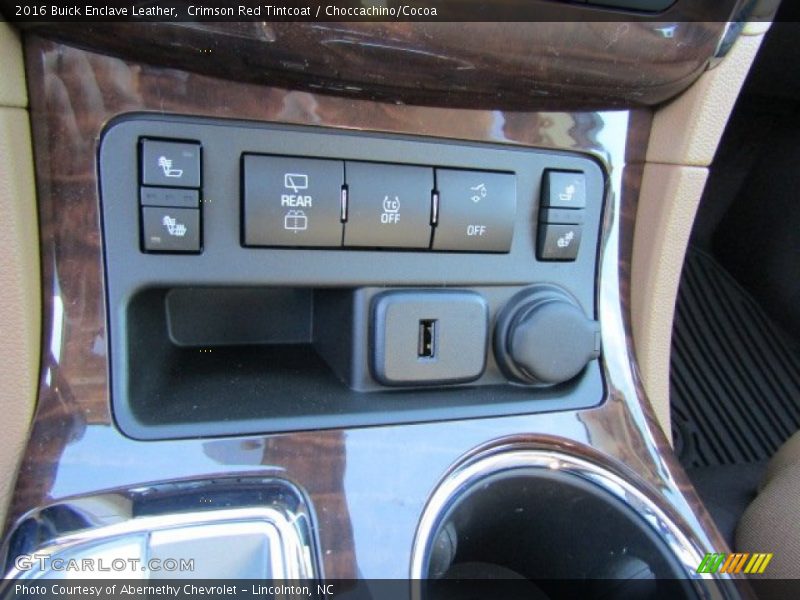 Crimson Red Tintcoat / Choccachino/Cocoa 2016 Buick Enclave Leather