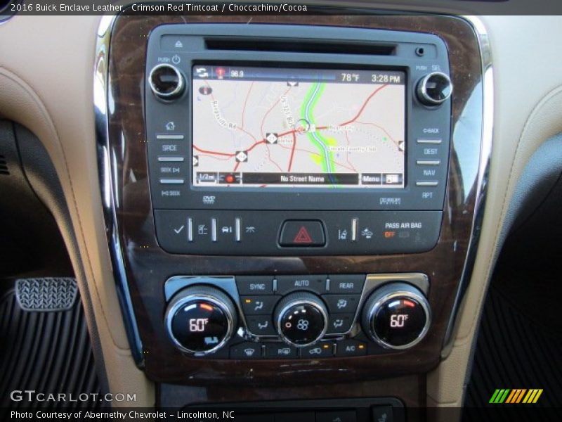 Crimson Red Tintcoat / Choccachino/Cocoa 2016 Buick Enclave Leather