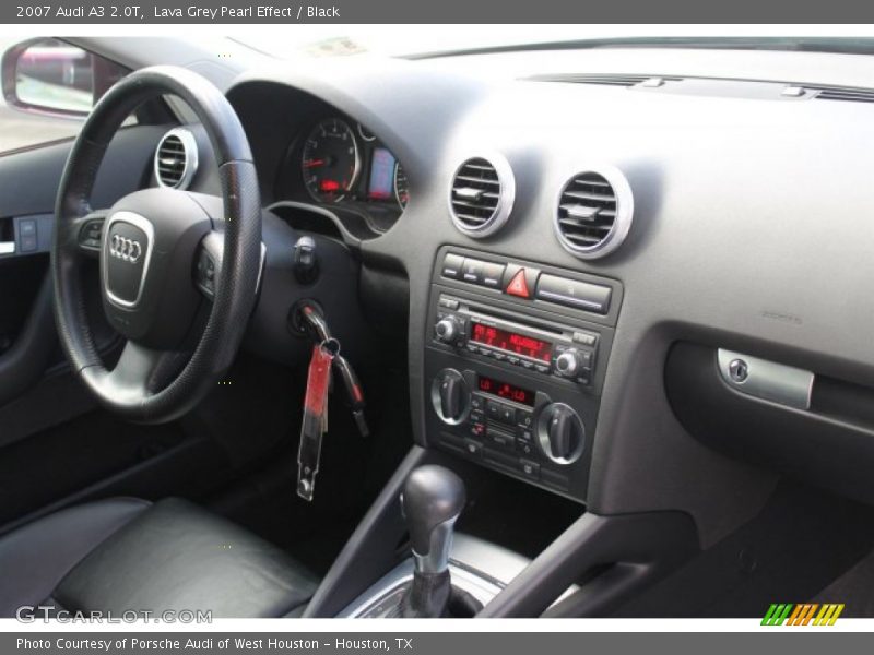 Lava Grey Pearl Effect / Black 2007 Audi A3 2.0T