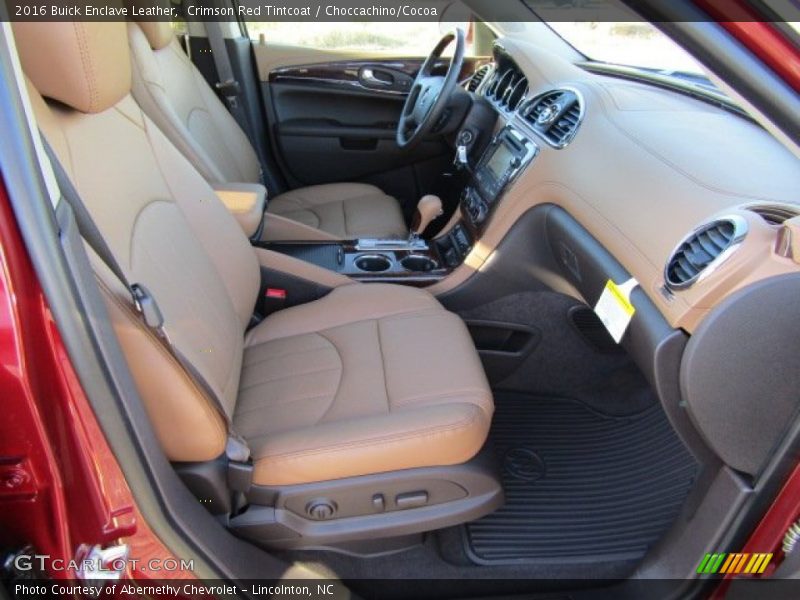 Crimson Red Tintcoat / Choccachino/Cocoa 2016 Buick Enclave Leather