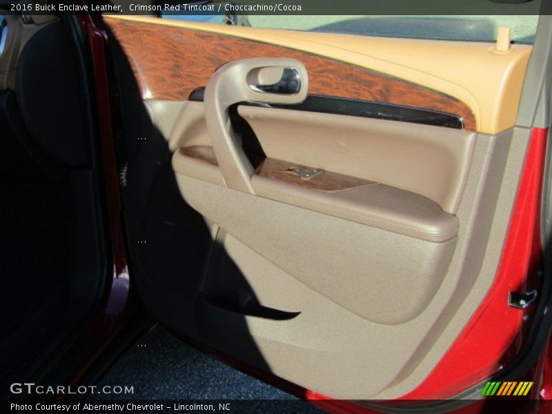 Crimson Red Tintcoat / Choccachino/Cocoa 2016 Buick Enclave Leather