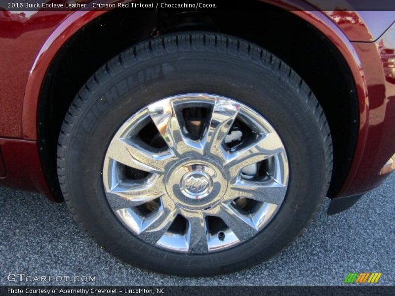 Crimson Red Tintcoat / Choccachino/Cocoa 2016 Buick Enclave Leather