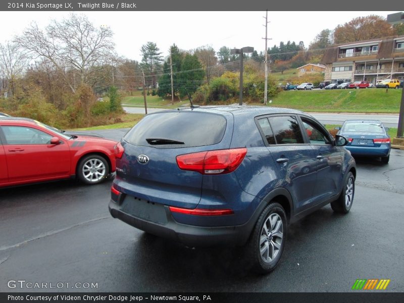 Twilight Blue / Black 2014 Kia Sportage LX