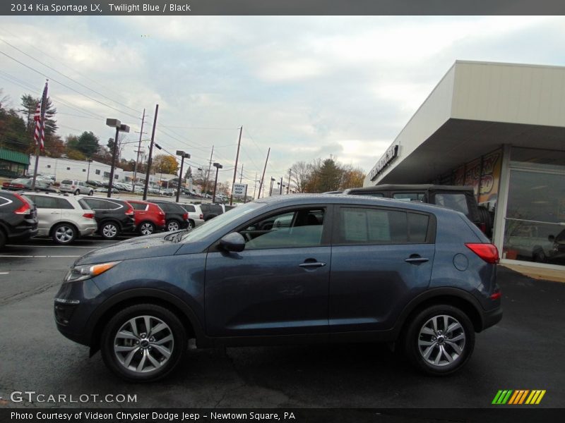 Twilight Blue / Black 2014 Kia Sportage LX