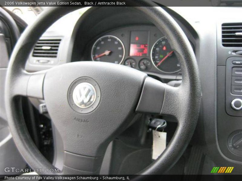 Black / Anthracite Black 2006 Volkswagen Jetta Value Edition Sedan