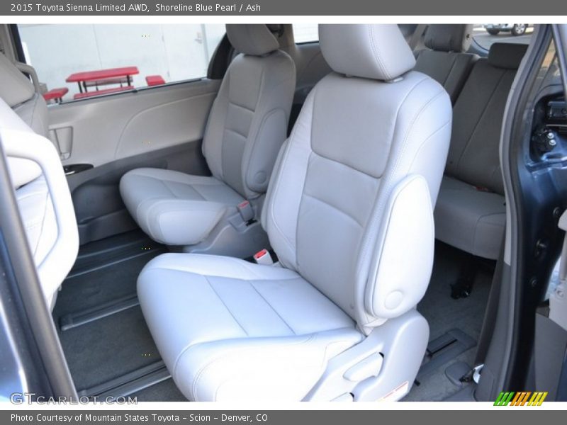 Shoreline Blue Pearl / Ash 2015 Toyota Sienna Limited AWD