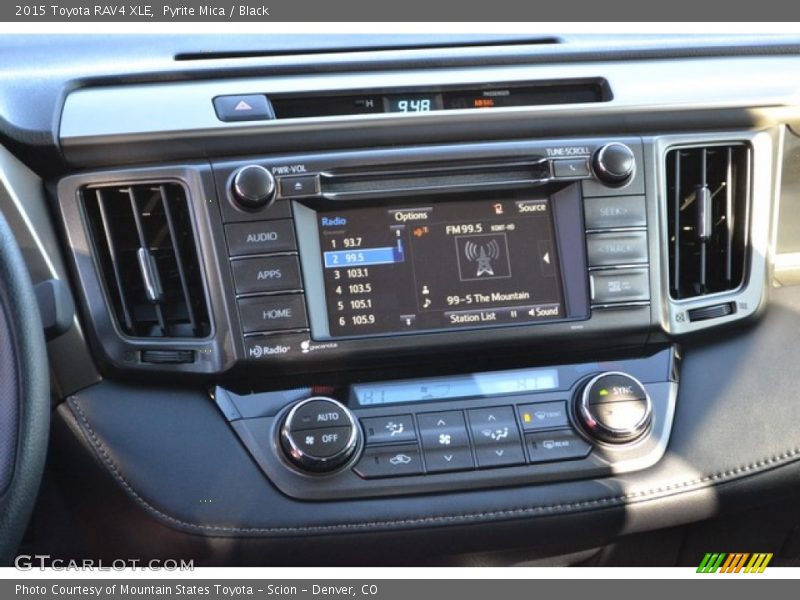 Pyrite Mica / Black 2015 Toyota RAV4 XLE