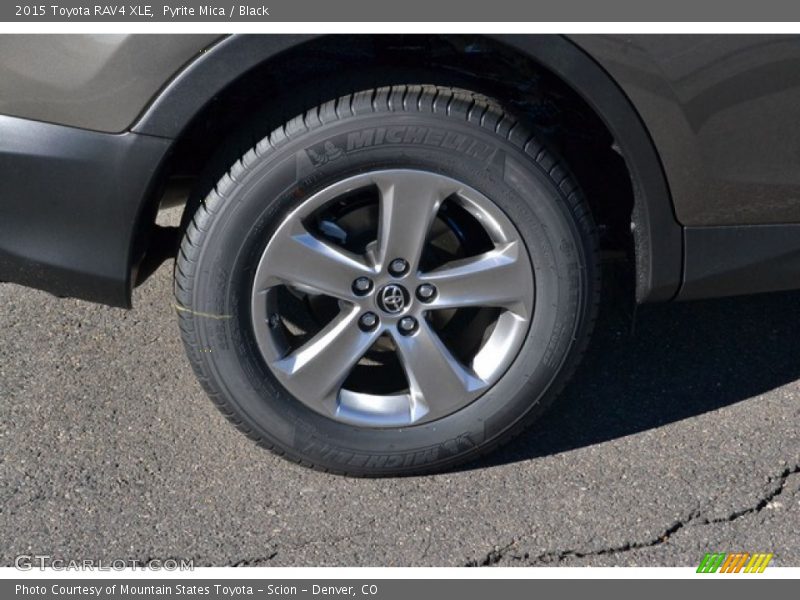 Pyrite Mica / Black 2015 Toyota RAV4 XLE