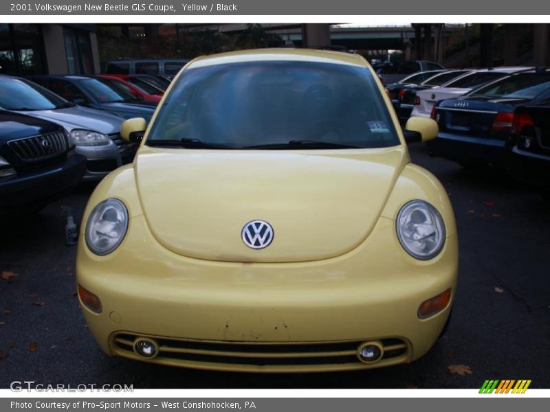 Yellow / Black 2001 Volkswagen New Beetle GLS Coupe