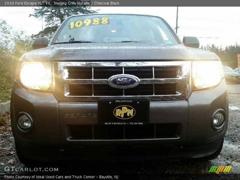 Sterling Grey Metallic / Charcoal Black 2010 Ford Escape XLT V6