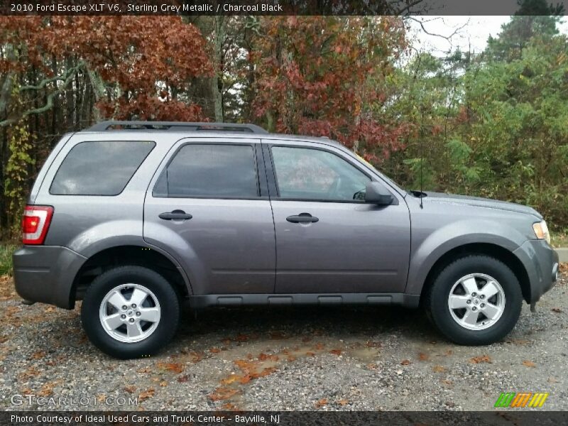 Sterling Grey Metallic / Charcoal Black 2010 Ford Escape XLT V6