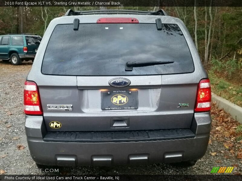 Sterling Grey Metallic / Charcoal Black 2010 Ford Escape XLT V6