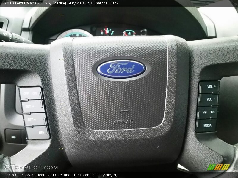 Sterling Grey Metallic / Charcoal Black 2010 Ford Escape XLT V6