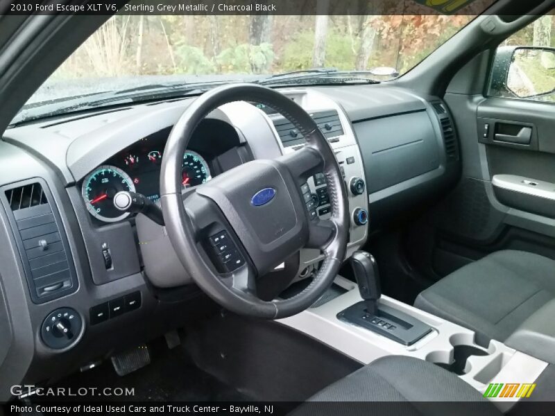 Sterling Grey Metallic / Charcoal Black 2010 Ford Escape XLT V6
