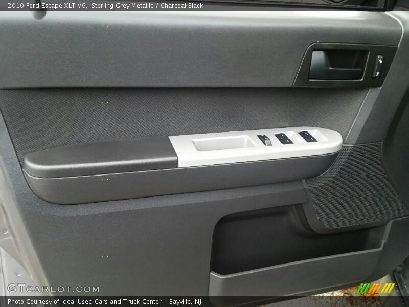 Sterling Grey Metallic / Charcoal Black 2010 Ford Escape XLT V6