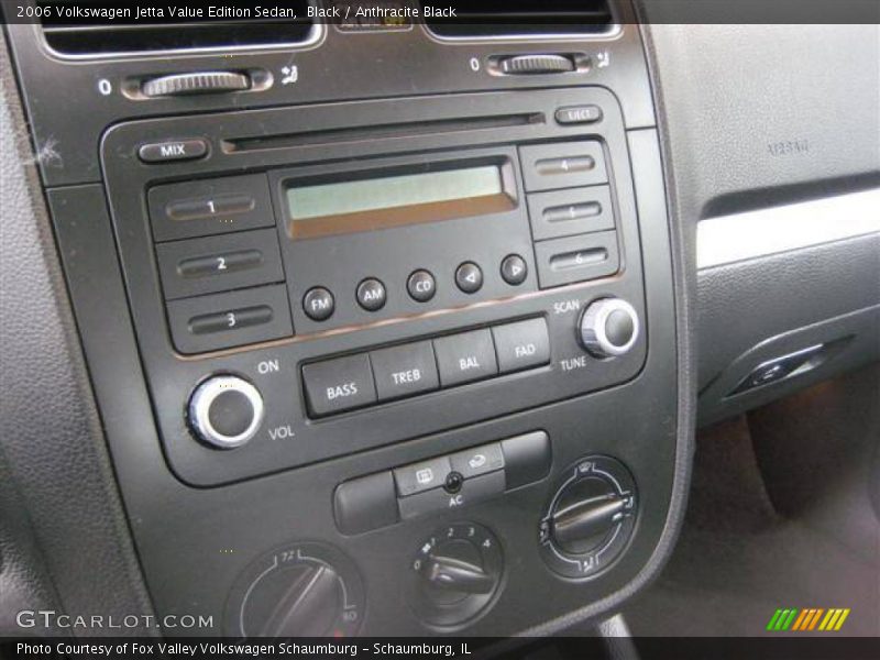 Black / Anthracite Black 2006 Volkswagen Jetta Value Edition Sedan